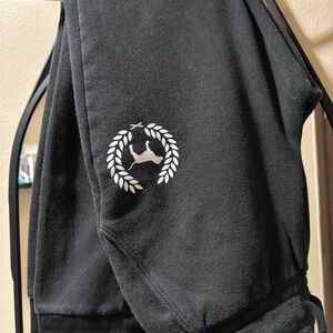 Black Hoodie with White Logo